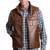 Classic Men’s Leather Vest