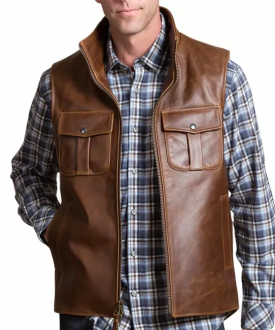 Classic Men’s Leather Vest