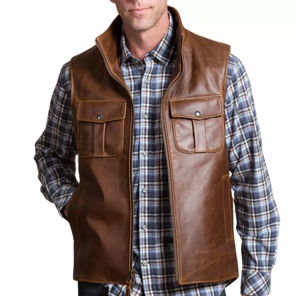 Classic Men’s Leather Vest