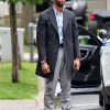 Chadwick Boseman 21 Bridges Black Coat