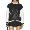 Jacknify Women’s Varsity Leather Jacket